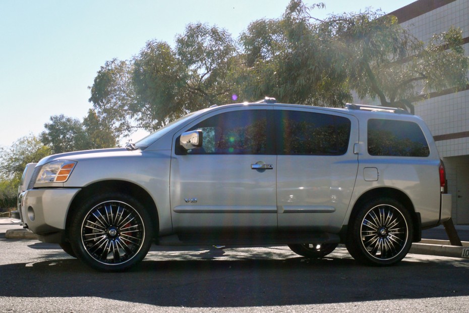 Nissan armada with 22 inch rims #3